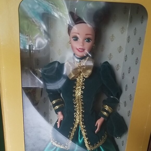 1996 Yuletide Romance Hallmark Mattel Barbie NIB - Picture 2 of 8